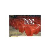 double flanged pipe with puddle flange
