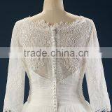 Wedding Sexy Sweetheart Lace Mermaid Wedding Bridal Dress for Bride Strapless Three-Quarter Sleeve Bridal Gowns AS43201 thumbnail-5