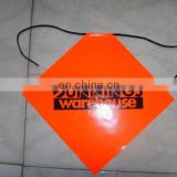 PVC orange safety warning flag