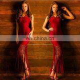 New Fashion Women Bandage Dress Mature Ladies Modest Sexy Tassel Dress thumbnail-6