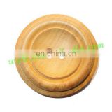 Handmade wood buttons, size : 7x35mm BTWDR043