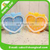 Cartoon Peach Heart-shaped Alarm Clock Table Personality Lazy Small Alarm Clock thumbnail-3