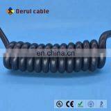 Spiral Cable Manufacture 3 Core Coiled Low Voltage Flexible Retractable Spiral Spring Coiled Cable thumbnail-3