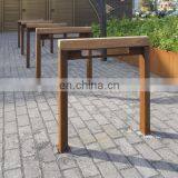 Public Steel Bike Rack Corten Bicycle Racks thumbnail-3