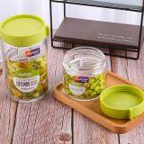 High-capacity Glass Jar Lucid Storage Plastic Lid for Grain Dry Kitchen Glassware thumbnail-3