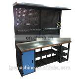 Basic Workbench Extended Type for Repair Injector and Pump Stainless Steel Work Table With Top Shelf
