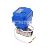 CWX15N  MINI electric motor valve motorized control valve for water leakage detecttion equipment