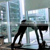 Топ - рейтинговый реформер для йоги. Кровать - тренажер для музея и домашних тренировок. Белое дерево. Elina. Балансирующее фиксирование ядра тела. Пилатес - реформер thumbnail-1