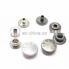 12.5mm Custom Brass Logo Factory Button thumbnail-4