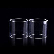 Cutting Transparent Quartz Glass Tube Large Diameter Quartz Tube