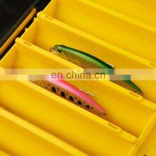 JOHNCOO Amazon Hot Selling Waterproof Double Sided Visible 14 Compartments Hard Fishing Tackle Container Fishing Lure Box thumbnail-5