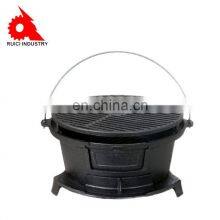 outdoor flat cast iron charcoal bbq grill