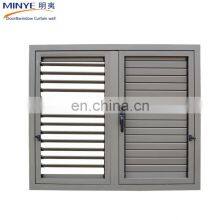 China Top High Quality Aluminum Profile With Crank Devices Shutter Louver Window