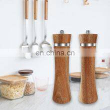 Wood Salt and Pepper Grinder Set Acacia Wood Salt and Pepper Shaker Mill thumbnail-5