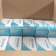 2021 Mascarillas Caretas Faciales Careta Protectora Protectoras Blue Non Woven Customized Logo Print Soft Face Masks in Stock thumbnail-5