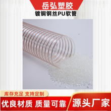 Woodworking Machinery Ventilation and Vacuum HosePolyurethane Copper Plated Steel Wire for Dust Removal, Suction, Ventilation and Exhaust of Sweeping Vehicles, PU Telescopic Hose thumbnail-5