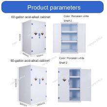 15 Gallon PP Chemical Corrosive Cabinet With Adjustable Shelves & Double-Layer Steel Plate for Pharma Manufacturing Strong Acid & Base Safe Storage thumbnail-4