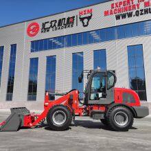QINGZHOU HUIZHONG Mini 2.5ton Tractor HZM 825 Mini Articulated Loader With Quick Hitch