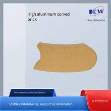 High-alumina Grade 1 Type c Universal Arc Ladle Bricks, High Temperature Resistance, Erosion Resistance, Compact Structure, Manufactured by Kewei Refractories thumbnail-1