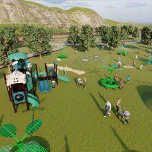 Large Outdoor Climbing Frame Combination Slide for Kindergartens, Children's Amusement Equipment, Community Rock Climbing Outdoor Plastic Toys thumbnail-2