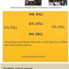 Overhaul and Parts Replacement of Old Equipment for Andritz Screw Components Horizontal Decanter Centrifuges in Hubei Coal Mines thumbnail-4