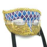 Custume Carnival Accessories HT-HF024 Plastic Half Face Party Eye Mask and New Design Fasion Party Eye Mask thumbnail-4