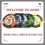 Clay Different Colored Sticker Poker Chips for Sale