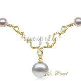 Wedding Jewelry:New Design Akoya Pearl Necklace thumbnail-1