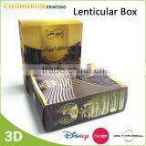 PP/PET Gift Packing Box, 3D Lenticular Plastic Packaging Box
