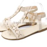 Brand new leather flat sandals for men fashion flat summer sandals 2014 for women with high quality XT-DA0758