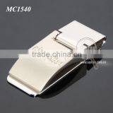 Promotional Customized Engraved Logo Zinc Alloy Metal Branded Money Clip thumbnail-6