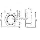 Hex Head Zinc Plated Nut Hard Lock Nut thumbnail-5