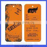 Customized Logo Paper Custom Printed Hang Tag for Garment Clothing thumbnail-2