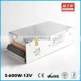 S-600-12 220vac to 12vdc 600w 12v 50 Amp Led Power Supply