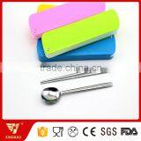 Wholesale Korean Style Cutlery in Rotary Plastic Box for Promotion thumbnail-1