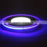 2 Color Led Panel Light,blue and White,round Led Panel thumbnail-1