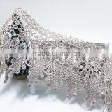 8.5CM Crochet Cotton Flower Lace Trim For Garment Accessories thumbnail-2