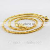 3.5mm Fox Tail Chain Gold Necklace Designs in 3 Grams 91812 thumbnail-4