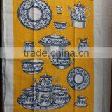 Kitchen Digital Printed Linen Tea Towel for Home Decorationl,promotion and Gift-- Chinaware or Porcelain Design thumbnail-5
