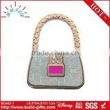 Violet Flower Portable School Bag Hook