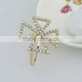 Table Decoration & Accessories Type Rhinestones Flower Shape Wedding Napkin Ring thumbnail-2