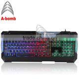 2016 A-bomb Waterproof Mechanical Keyboard Computer Keyboard With LED Light thumbnail-4