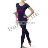 C2616Girls Short Sleeves Ballet Dance Unitard Kids Gymnastic Unitard Spandex Unitard Costumes Ballet Unitards for Sale Dancewear thumbnail-2