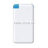 Ultra Slim Polymer Battery 10000mAh Power Bank Built-in Cable High Quality With CE/ROHS/FCC Certificates thumbnail-3