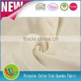 2014 Hot Sale T/C Interweave Slubbed Spandex Fabric
