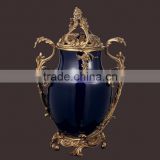 C17 high quality home decorative antique blue chinese vase