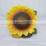Outdoor Solar Power Resin Sunflower Garden Lighting