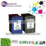 Remanufactured ink cartridge for HP21 22 ,with ISO ,STMC,ROHS,CE certificates