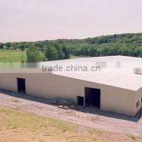 Large Span Prefab Steel Frame Building With Single Ridge Double Slope