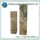 Newest Wholesale Kraft Paper Wine Bag
